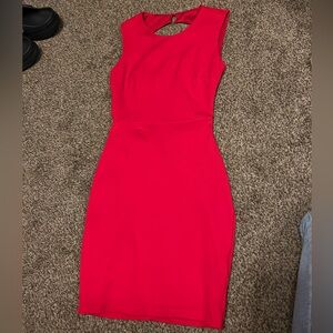 Lulu's Red Backless Dress
